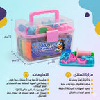 سلايم ملون للاطفال + قوالب