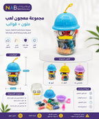سلايم ملون + قوالب