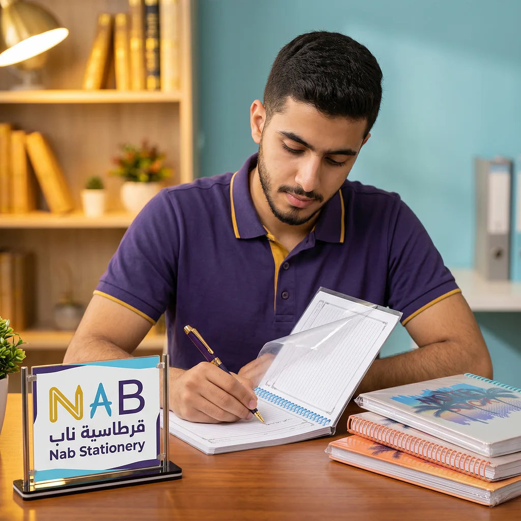 دفتر عربي 80 ورقة مقاس B5