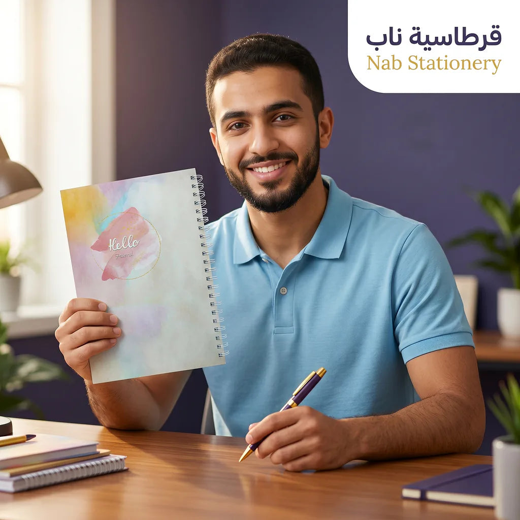 دفتر عربي 80 ورقة مقاس A4