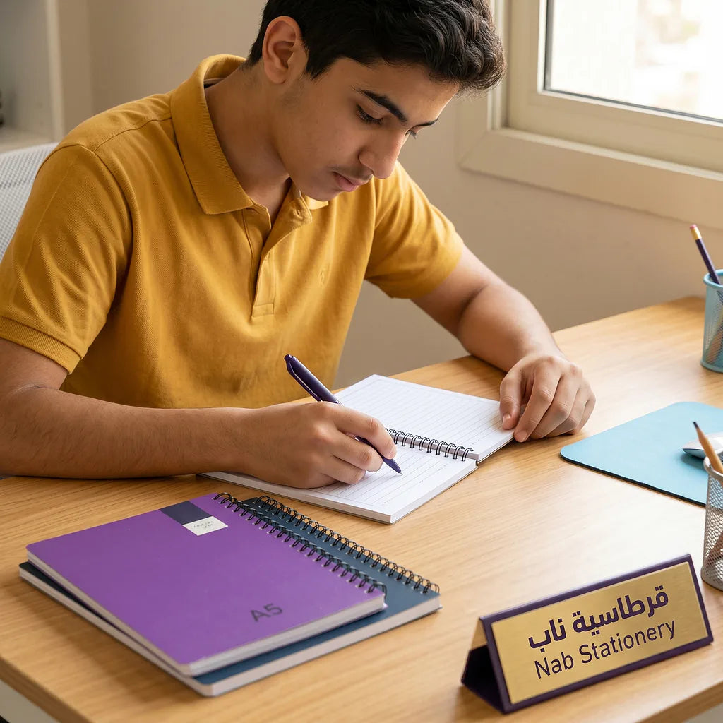دفتر عربي 100 صفحة مقاس A5