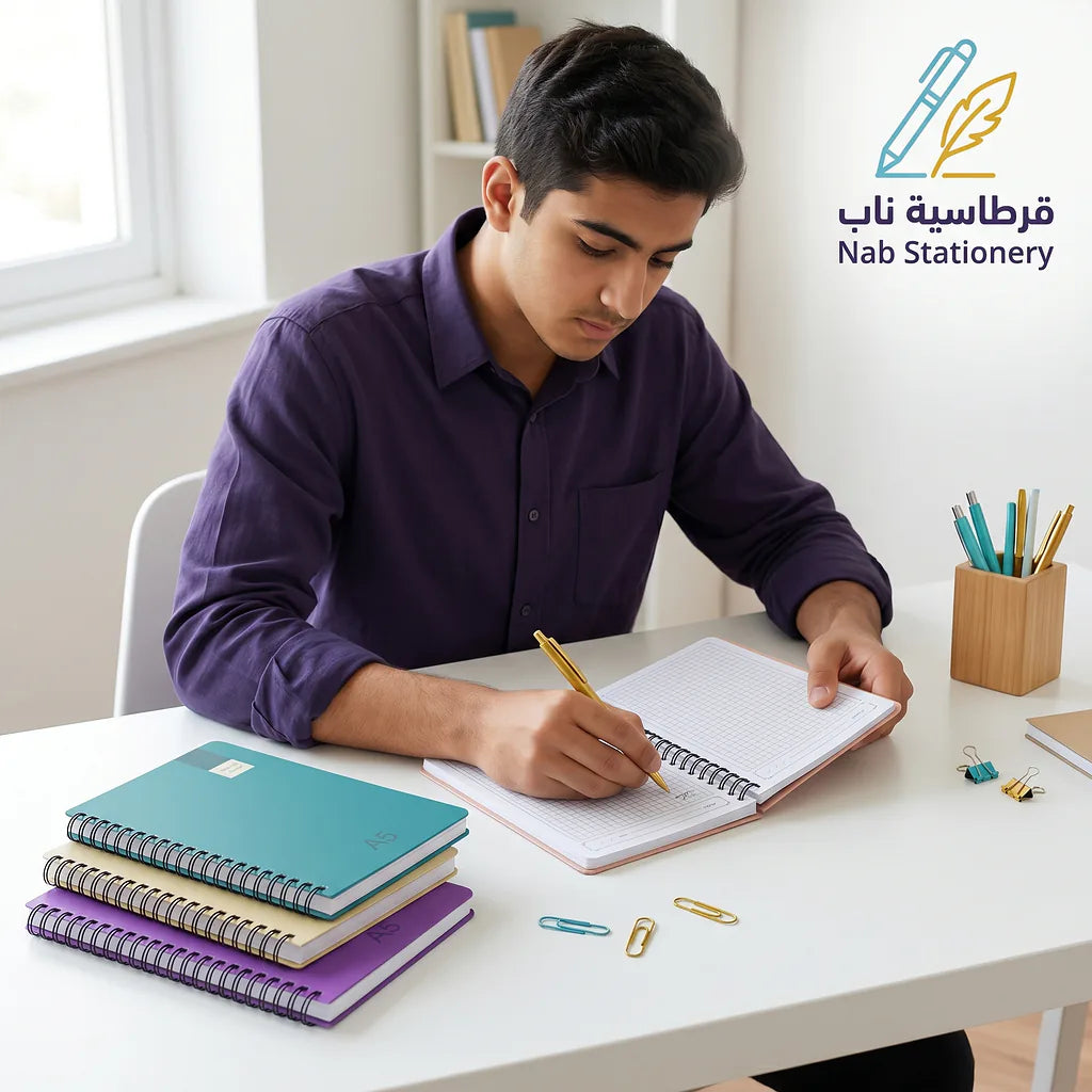 دفتر رياضيات 100 صفحة مقاس A5