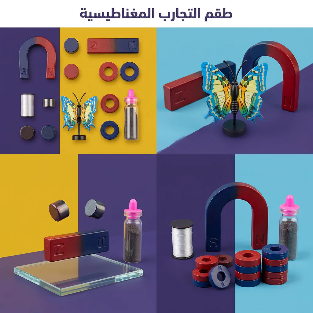 مجموعة مغناطيس تجارب