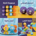كرات اسفنجية صغيرة مزيج الألوان