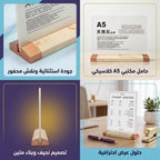 استاند مكتبي مع قاعدة بلون رخامي طولي A5