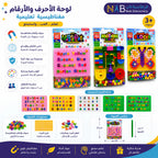 مجموعة ارقام مع قاعدة شبكية