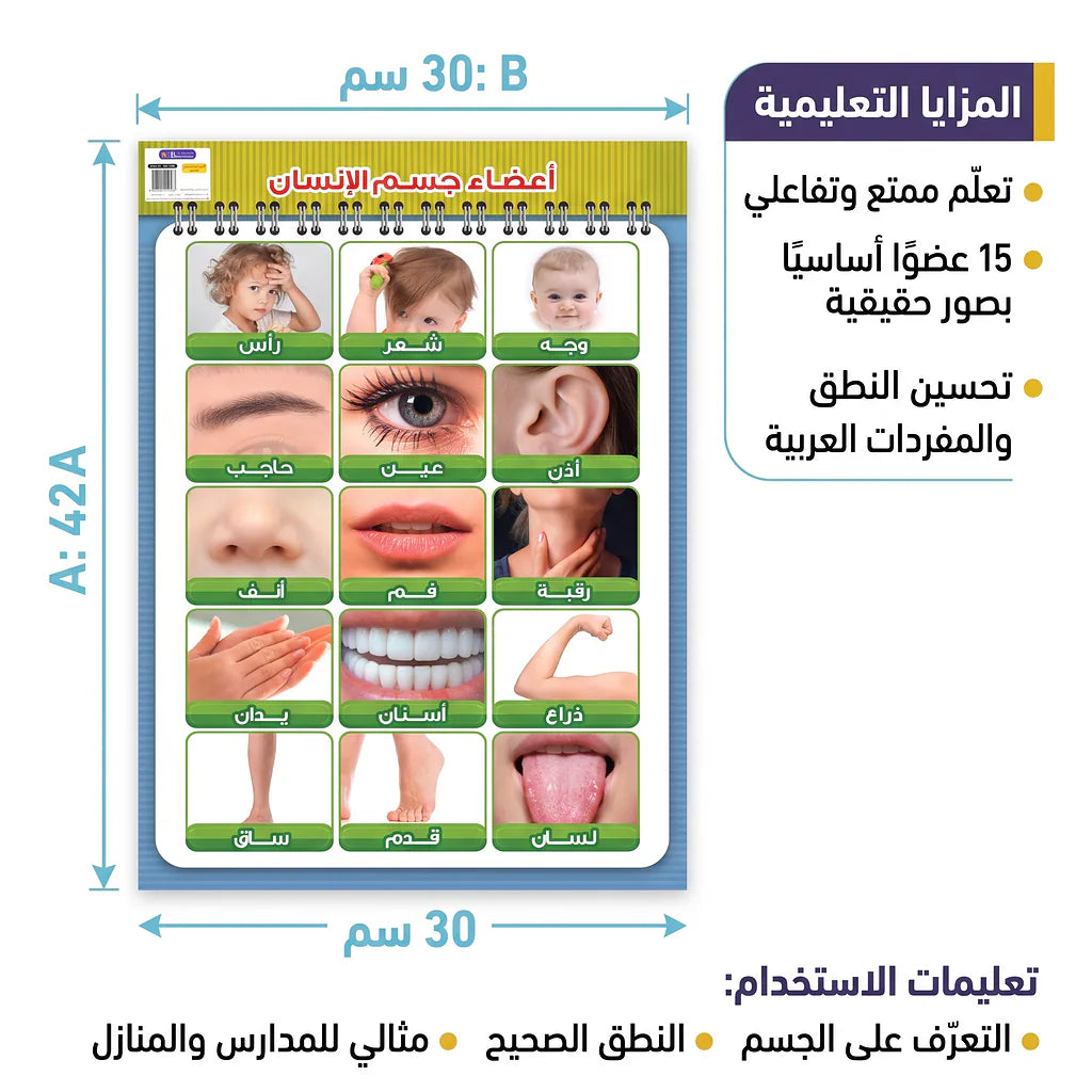 كتاب أعضاء جسم الانسان