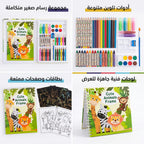 دفتر تلوين شكل حيوانات