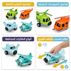 لعبة طائرة صغيرة بداخل سيارة