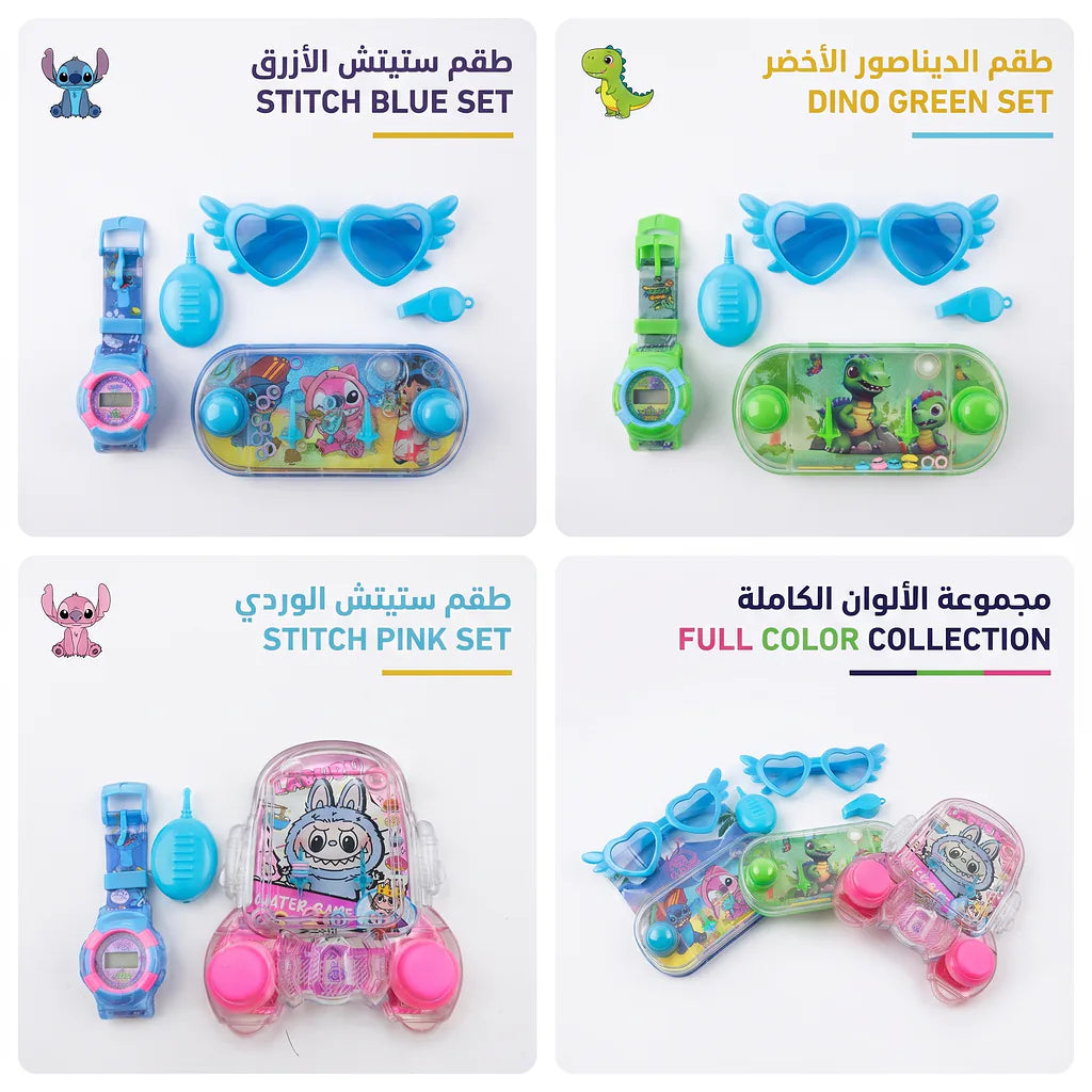مجموعة نظارة + ساعة