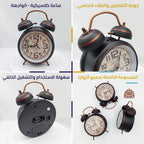 ساعة منبة صغيره مع جرس بحجم 5 انش