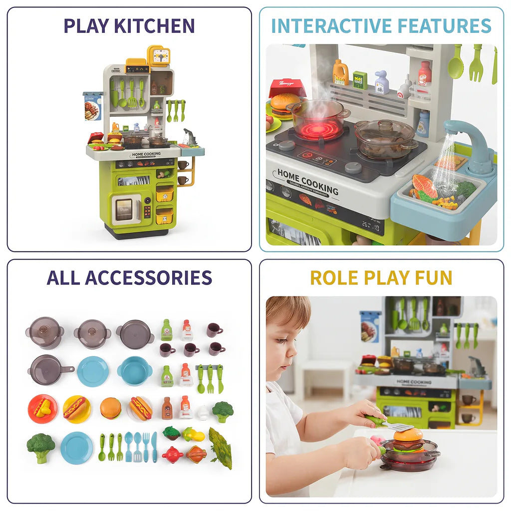 لعبة المطبخ الغربي 65 قطعة
