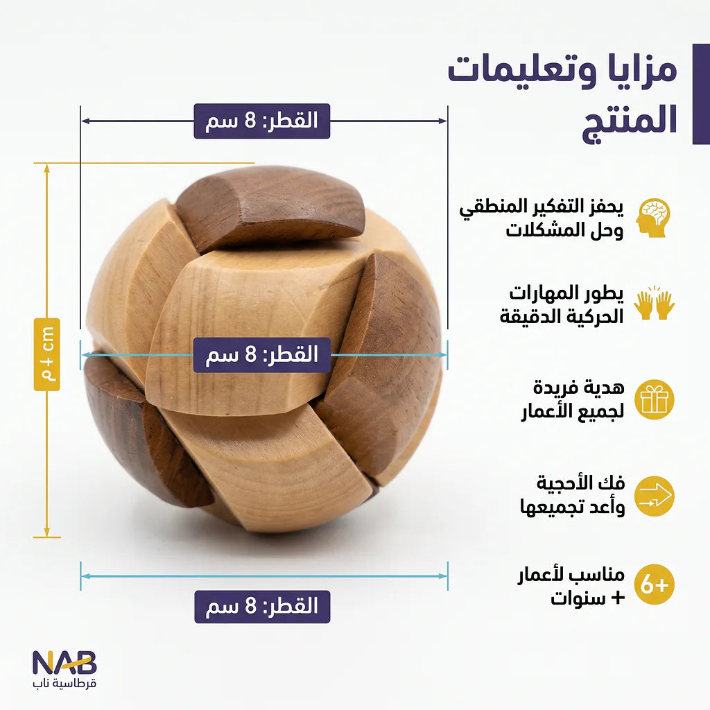 الغاز ذكاء خشبية