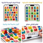 مجموعة حروف وأرقام علي شكل موبايل