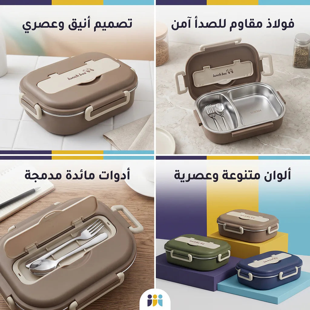 لانش بوكس سيليكون صغير /