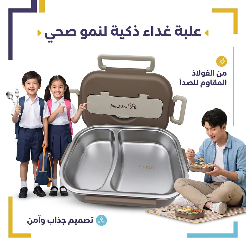 لانش بوكس سيليكون صغير /