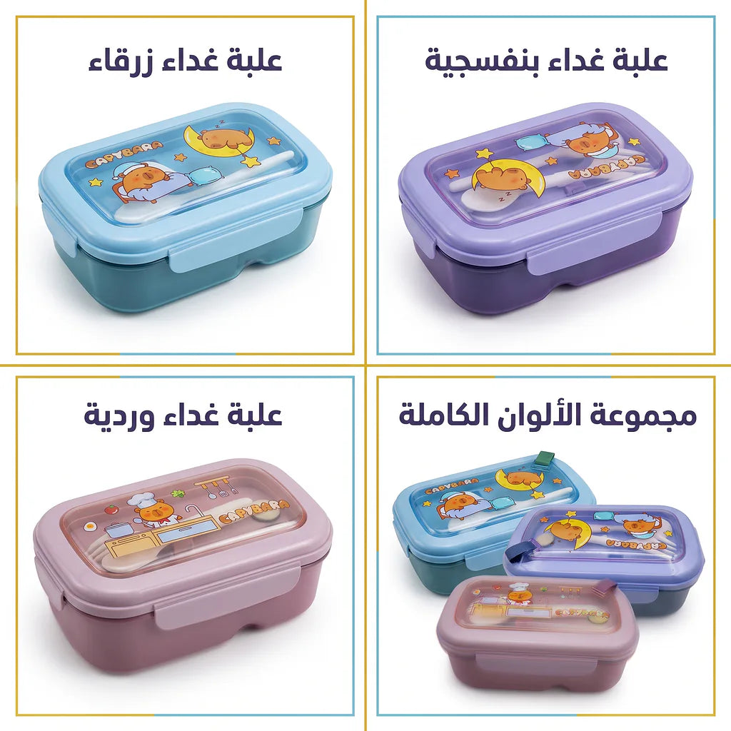 لانش بوكس قسمين /