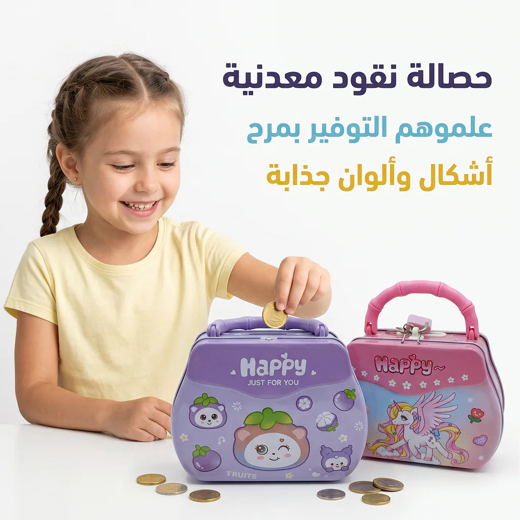 حصالة نقود معدنية