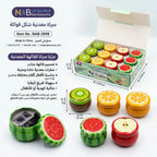 مبراة معدنية شكل فاكهة