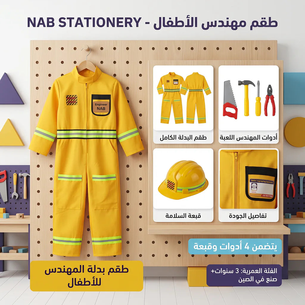 طقم بدلة المهندس للأطفال