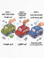 حصالة شكل سيارة للأطفال