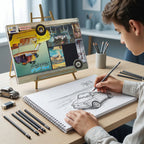 دفتر رسم 100 غرام 30 صفحة مقاس B4