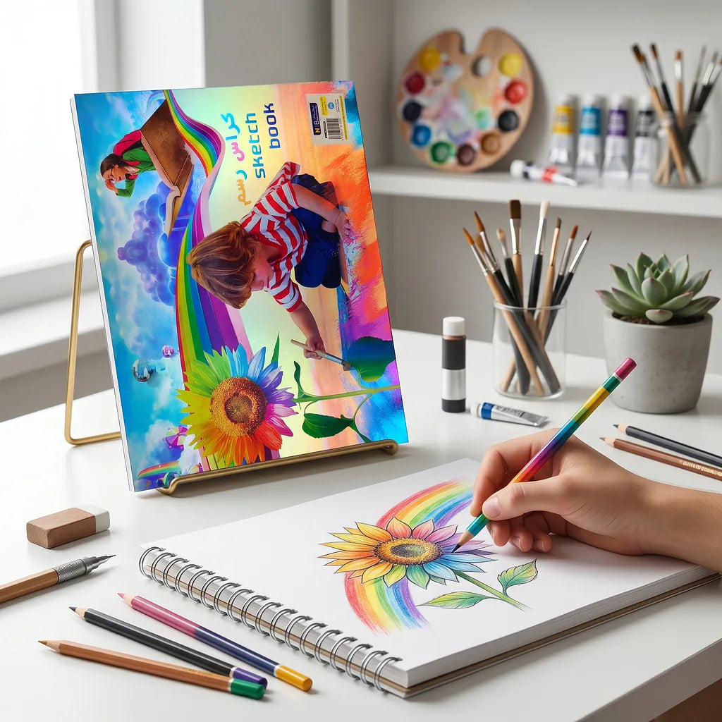 دفتر رسم 140 غرام 20 صفحة مقاس A4 الصورة الرئيسية للمنتج