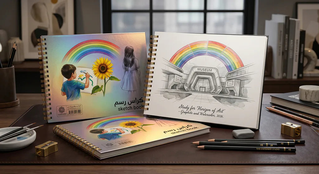 دفتر رسم 140 غرام 20 صفحة مقاس A4