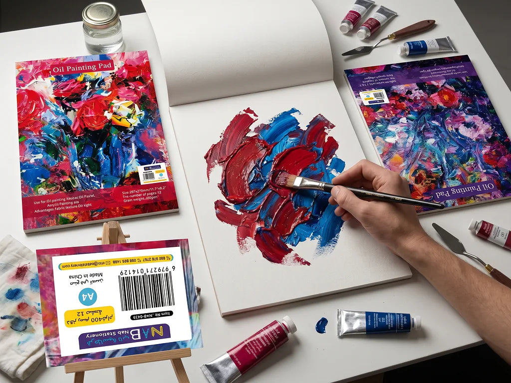 دفتر رسم زيت 400 غرام 12 صفحة A4
