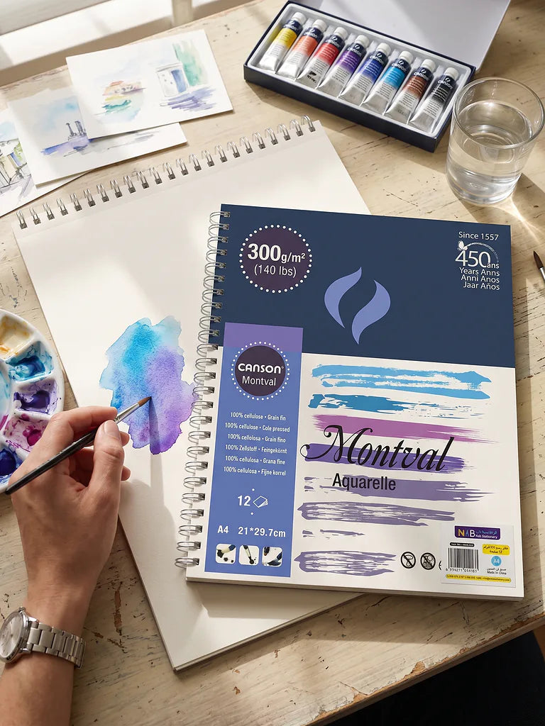 دفتر رسم 300 غرام 12 صفحة مقاس A4