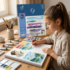 دفتر رسم 300 غرام 12 صفحة مقاس A4