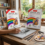 دفتر رسم 180 غرام 14 صفحة مقاس A