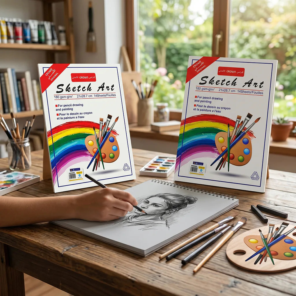 دفتر رسم 180 غرام 14 صفحة مقاس A