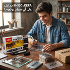 قلم ماركر حافة مائلة أسود