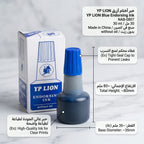 حبر أختام أزرق حجم 30 مل