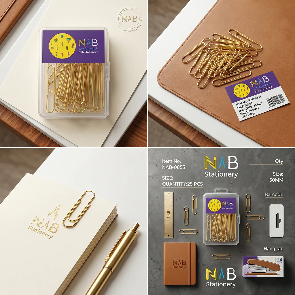 مشبك ورق 50 مم (25 قطعة)