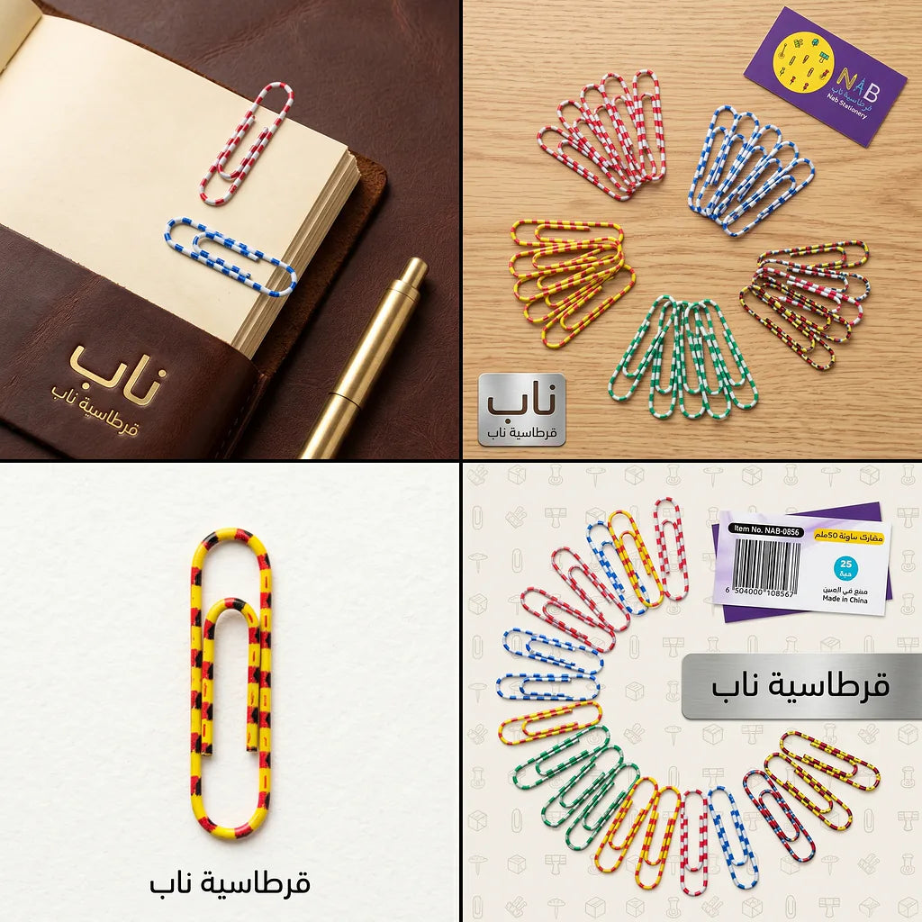مشبك ورق زيبرا 50 مم  (25 قطعة) الصورة الرئيسية للمنتج
