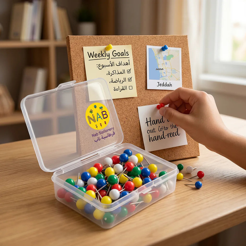 دبابيس مكتب راس كرة 8 مم 50 قطعة