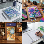دفتر عربي 40 صفحة B5